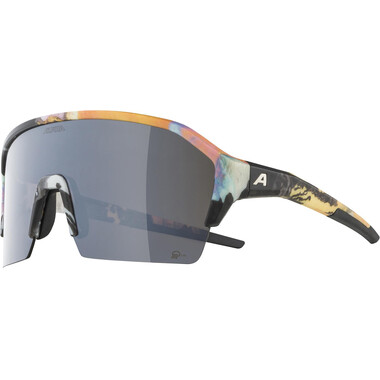 Sonnenbrille ALPINA RAM HR Q-Lite Glasses Schwarz/Bunt Marmoriert 2023 0